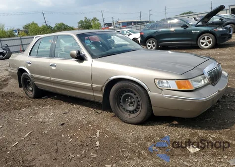 2001 Mercury Grand Marquis Gs z USA, uszkodzony, nr VIN 2MEFM74W71X699165